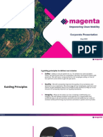 Magenta Mobility Corporate Presentation - Aug - 2022