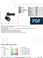 SR19-G1000830WP: Distribuição Luminosa: TM30: Tabela de Iluminâncias