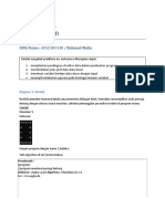 Praktikum 1 Pendahuluan: NIM/Nama: 4312101110 / Rahmad Mulia