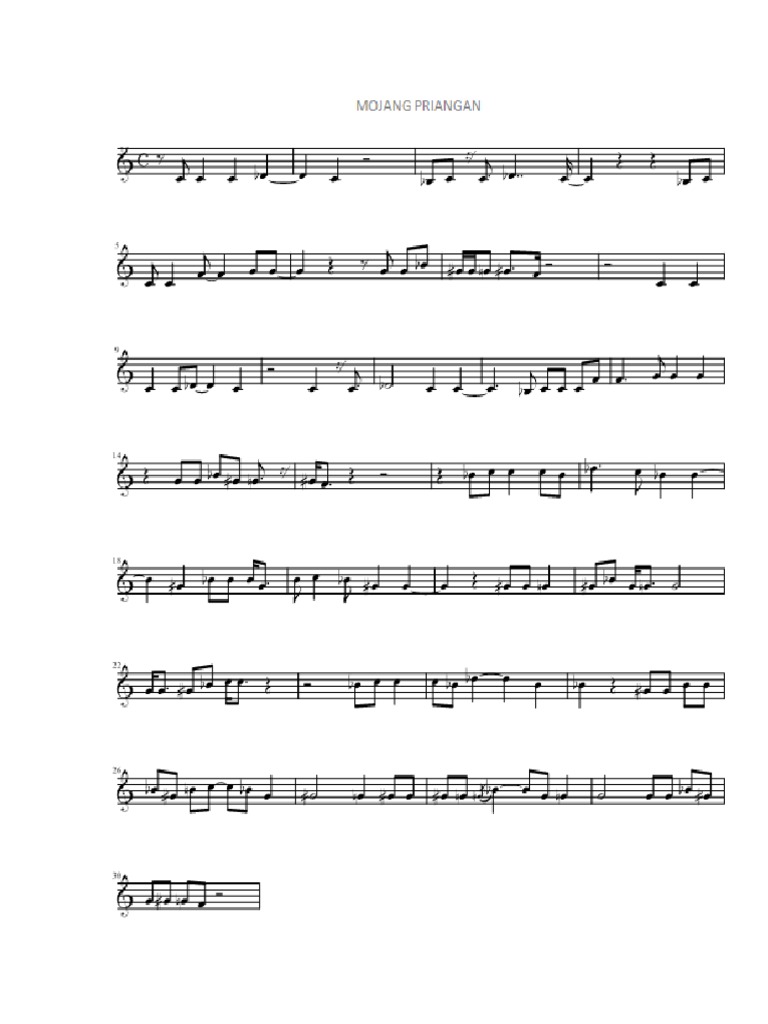 Mojang Partitur | PDF