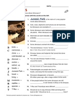 Wordbank 15 Dinosaurs1