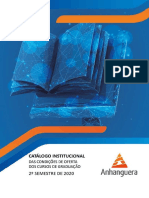 Catálogo institucional dos cursos de graduação