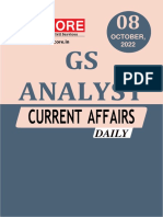 Daily Current Affairs - 8 October 2022 