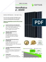 Datasheet Modulo Sirius Bifacial 450w 144 Halfcell