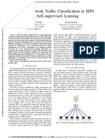 Encrypted Network Traffic Classification in SDN Using Self-Supervised Learning