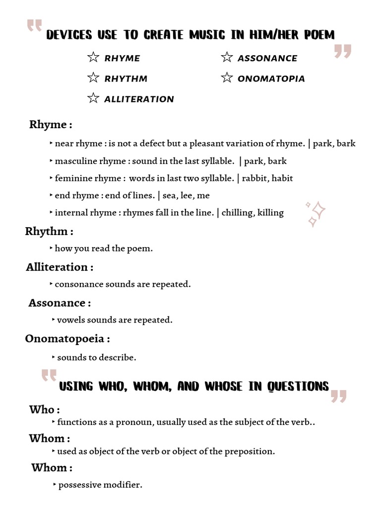 Blah Blah PDF Poetry Rhyme