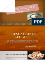 Presunciones Legales