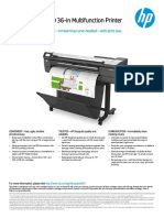 HP DesignJet T830 36-In Multifunction Printer Datasheet