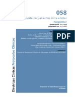 PC 58 - Transportes de Pacientes Intra e Inter Hospitalar (2019)