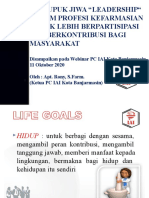 Webinar PC IAI Kota BJM Materi Leadership