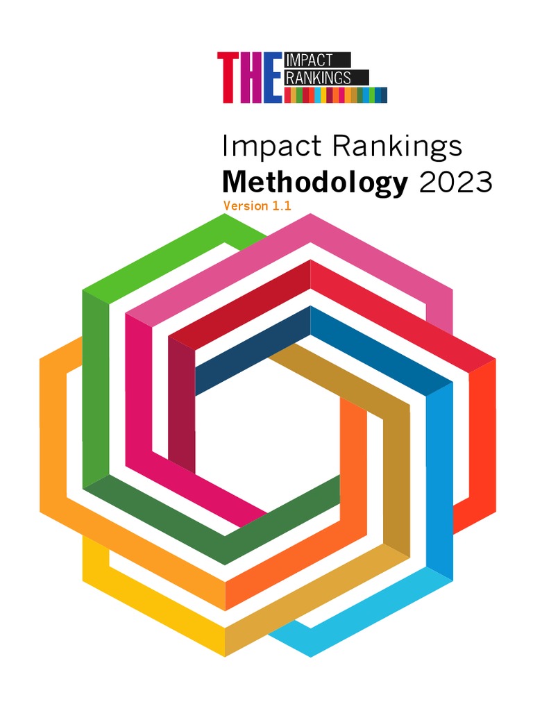 The - Impactrankings.methodology.2023 v1.1 Final | PDF
