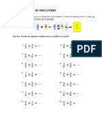 Multiplicación de Fracciones