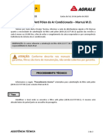 Chamada Técnica - Substituição Filtro Anti Polen