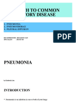 Approach To Common Respiratory Disease