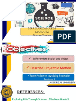 Projectile Motion Equations and Examples