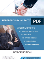 HERZBERG’S DUAL FACTOR THEORY EXPLAINED