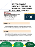 Protocolo de Bioseguridad Frente Al Covid-19 para Actividades