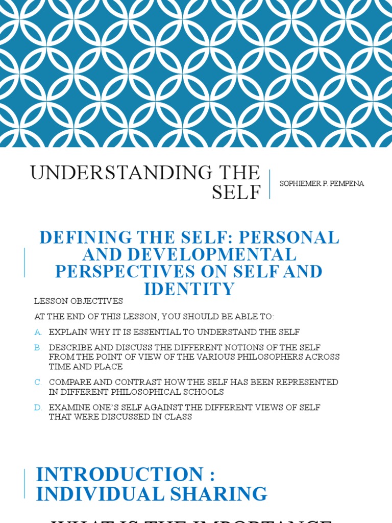 Understanding The Self | PDF