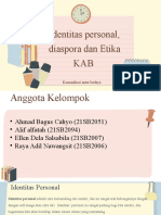 Ppt. Identitas Personal Dan Diaspora Kel 10