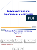 2.5. - Derivadas de Funciones Exponenciales y Logarítmicas