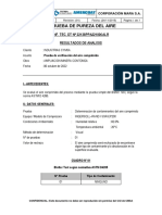 INF. TEC. DT. N°22138PPA221006ALR - Prueba de Pureza