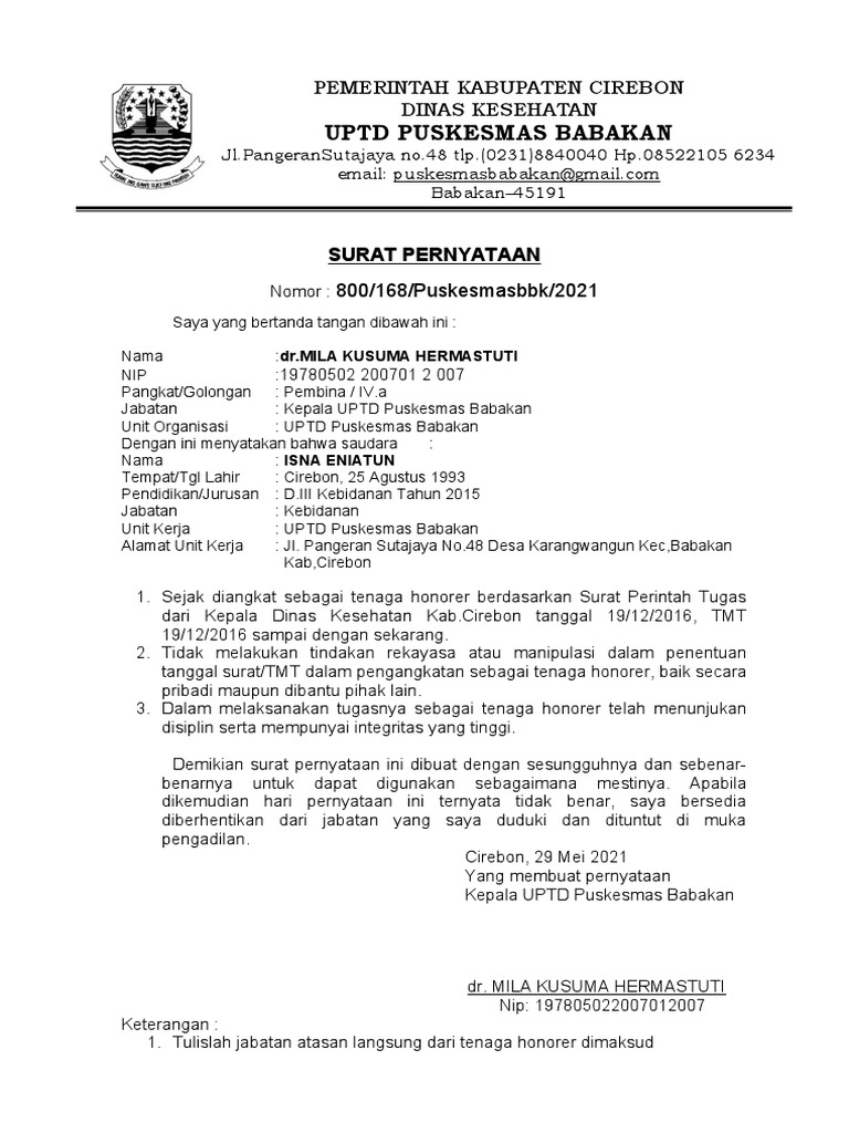 Surat p3k isna pdf