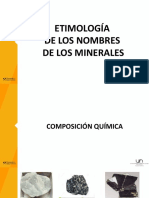 1 Etimología de Minerales