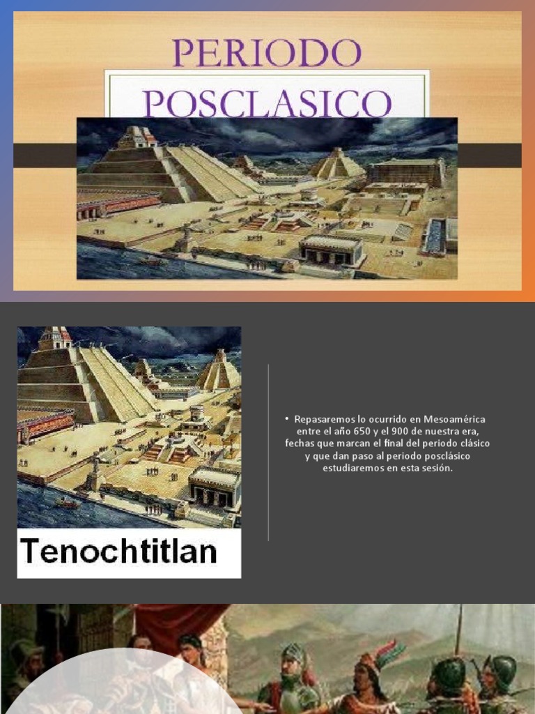 Periodo Posclasico PDF Mesoamérica America latina