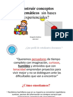 Taller - Prof. Margarita Martínez (ESPOL-ECU) - Construcción de Conceptos Matemáticos