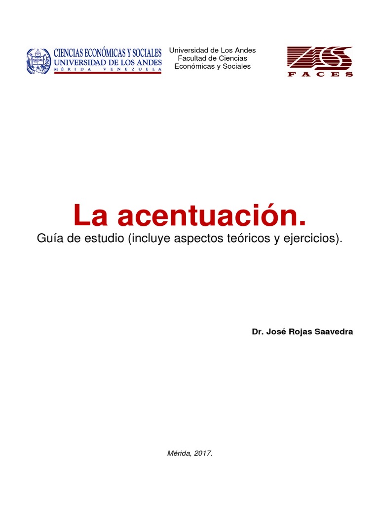 Guia de Acentuación. Reglas y Ejercicios | PDF | Lingüística