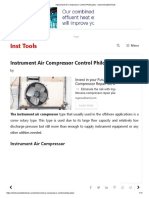 Instrument Air Compressor Control Philosophy - InstrumentationTools