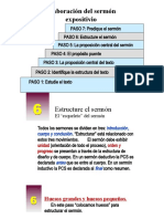 Estructura Del Sermón Expositivo 2022