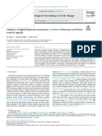 Adoption of Digital Financial Transactions A Re - 2022 - Technological Forecast