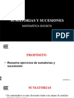 Semana 06 - Sesión 16 Sumatorias y Sucesiones