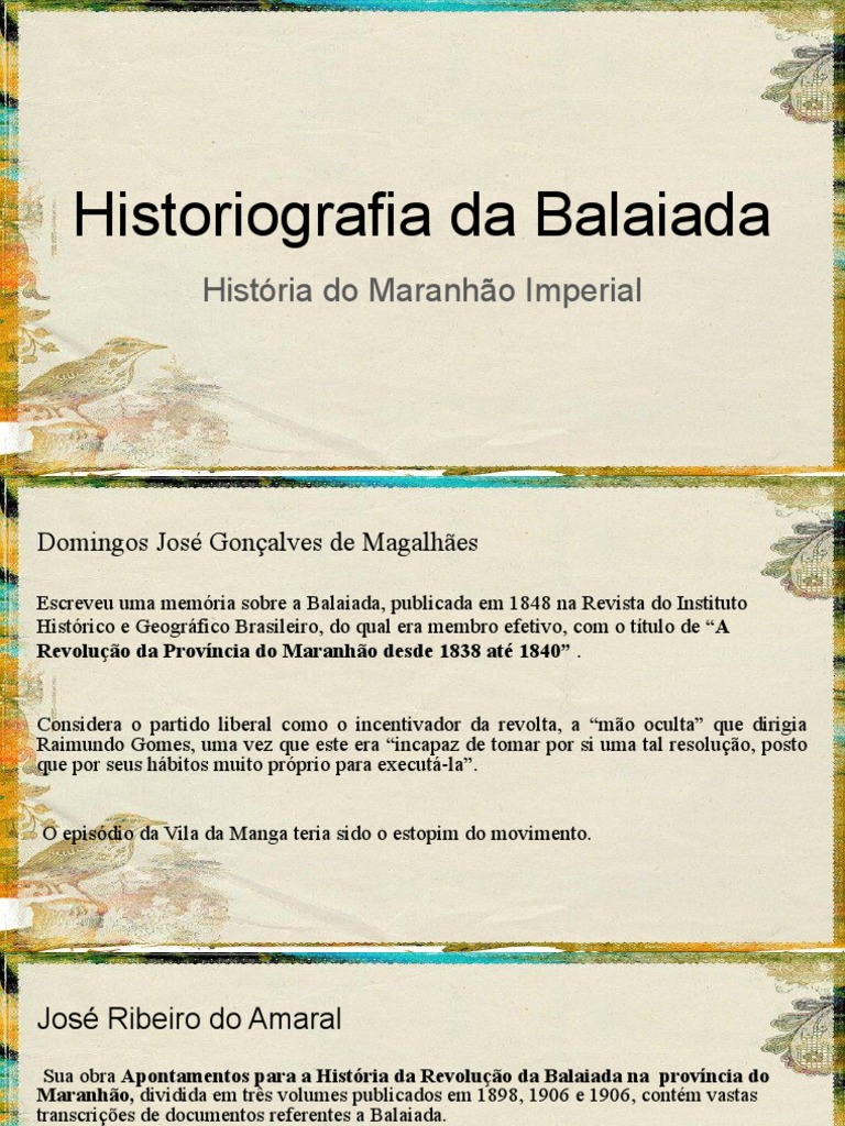 Causas e Características da Balaiada | PDF | Escravidão