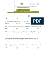 Zajecia Rozwijajace Z Matematyki Test Dignostyczny Klasa 5