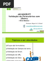 JQUERY - Validação de Formulários