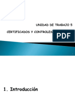 GACI UD 5 - Certificados y Controles de Calidad (Esquema)