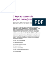 7 Keys To Successful PM - IBM