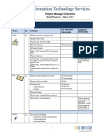 PM Checklist Small Projects v2.1