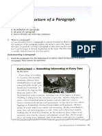03 05 The Structure of A Paragraph