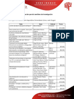 Cotización Parcial Semillero de Investigación