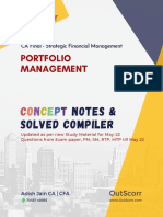 SFM - Portfolio Management - Adish Jain