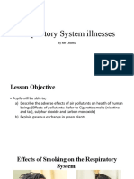 Respiratory System Illnesses (Grade 10 High School Biology)