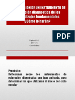 Evaluación diagnóstica de aprendizajes fundamentales