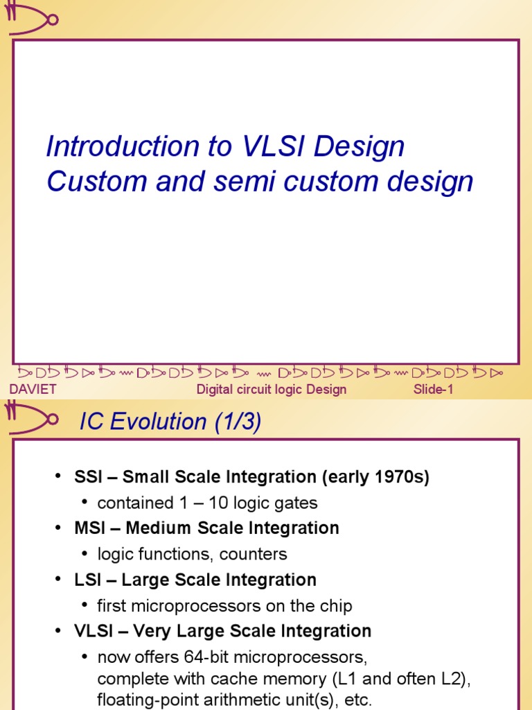 Vlsi Design Slides | PDF | Integrated Circuit | Mosfet