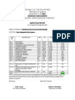 Inspection Report by TF 10082022