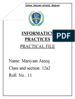 Informatics Practices