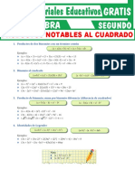 Productos Notables Al Cuadrado para Segundo Grado de Secunadria