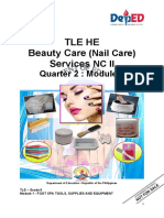 TLE G9 Q2 Module 1 Beauty Care - Nail Care NCII Foot Spa Tools and Equipment